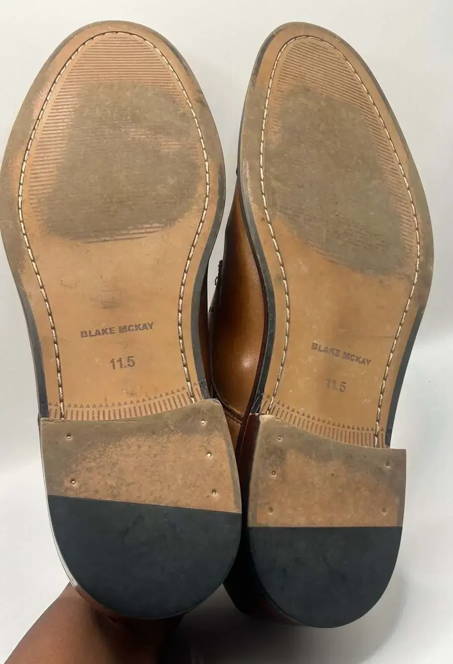 Blake McKay T9 Brown Leather Cap Toe Oxford Dress Shoes